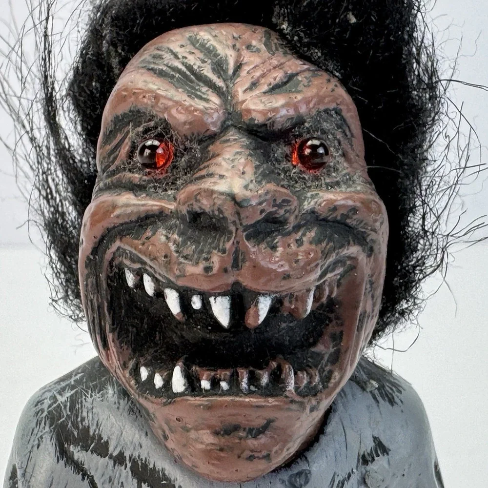 Vintage Halloween Pocket Screamer Demon Toy Light Sound Red Eyes WORKS See VIDEO